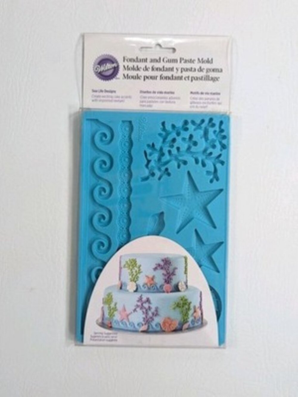 Wilton Fondant and Gum Paste Mold Sea Shells Ocean